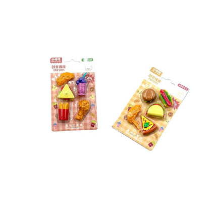 საშლელების ნაკრები "JUNK FOOD"