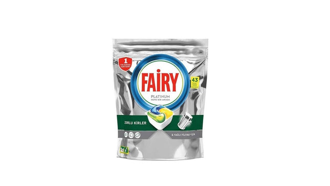 ჭურჭლის სარეცხი აბები Fairy პლატინიუმი 43ც