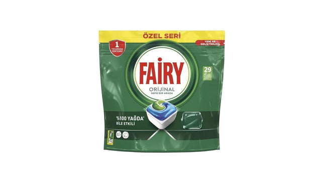 ჭურჭლის სარეცხი მანქანის ტაბლეტები FAIRY სპეც გამოცემა All in One 29ც
