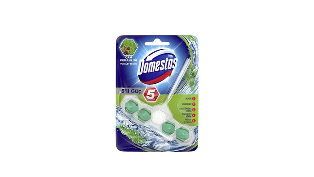 უნიტაზის ჩასაკიდი ბლოკი DOMESTOS ფიჭვი 55გრ