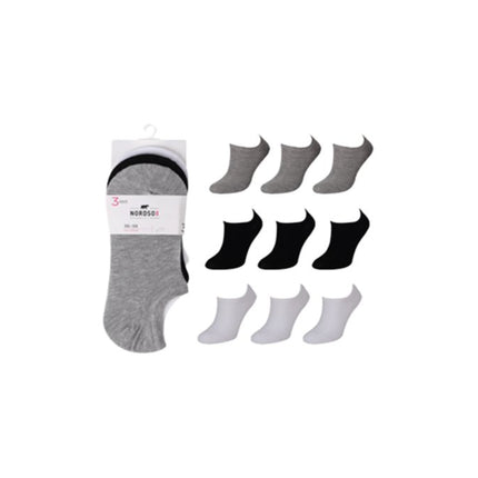 მამაკაცის NO-Show Socks 3 შეკვრა
