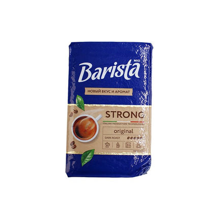 ..ნატურალური ყავა. შემწვარი. დაფქული „Barista MIO Strong“ 225 გ