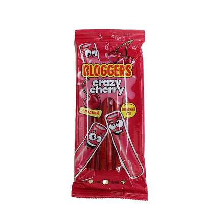 BLOGGERS-ის მარმელადი 75 გ x 20 „Crazy Cherry“ . ალუბლის არომატით და ჟელეთი.