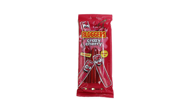 BLOGGERS-ის მარმელადი 75 გ x 20 „Crazy Cherry“ . ალუბლის არომატით და ჟელეთი.